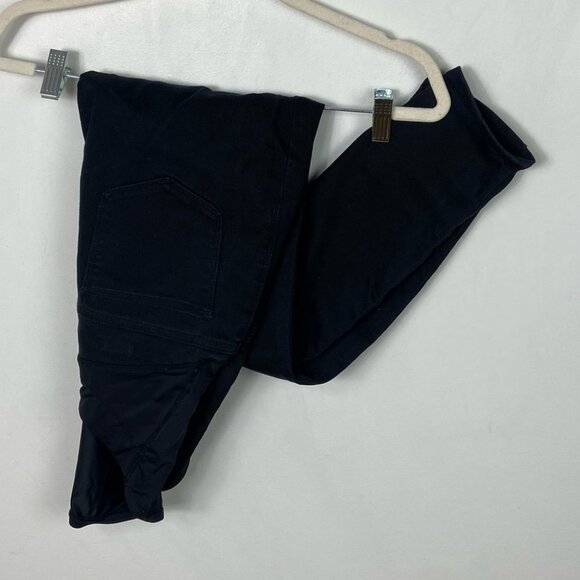 Madewell Black Maternity Skinny Jeans Over The Belly Lunar Wash Size 25 Denim - Picture 16 of 16